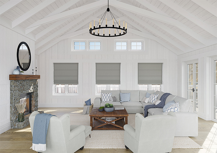 Sydney, Slate Grey - Roman Blind - Image 8